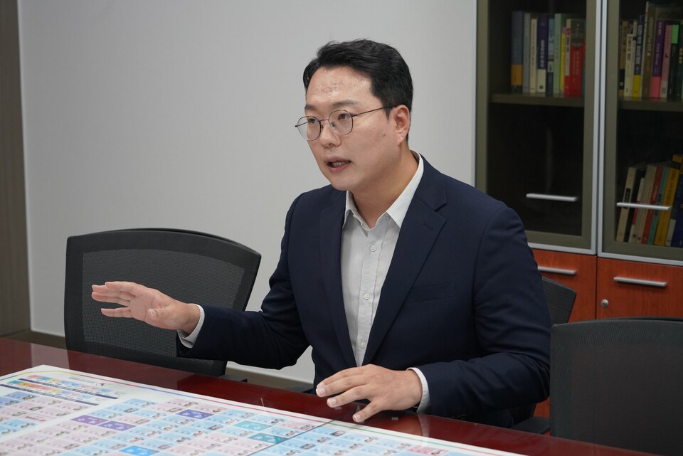 천하람 개혁신당 원내대표가 투데이신문과 인터뷰하고 있다. [사진제공=천하람 의원실]