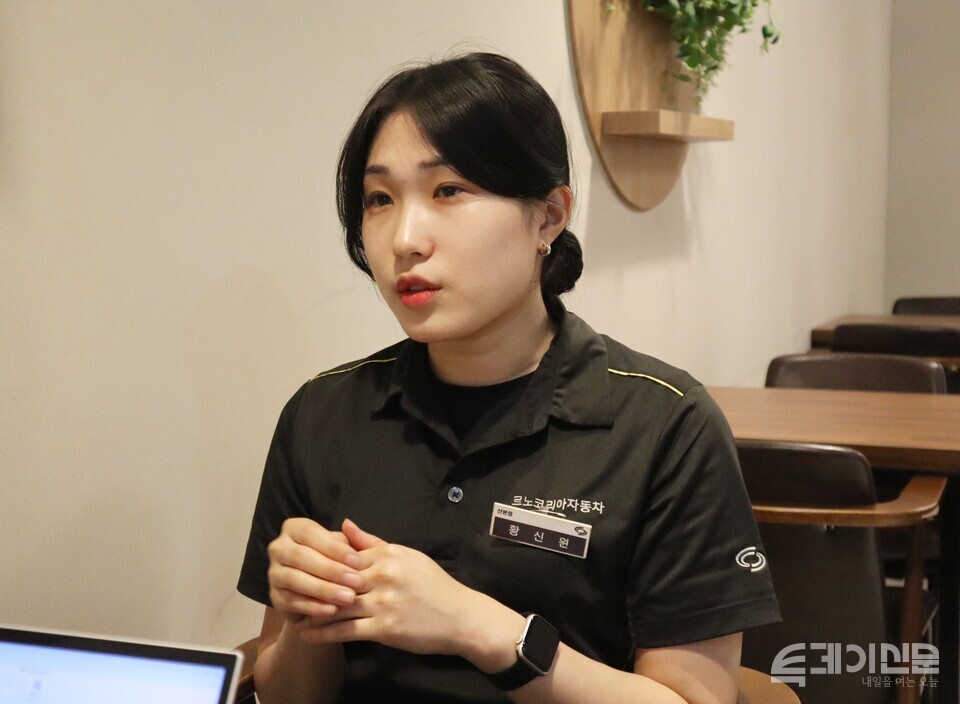 황씨가 본보와 인터뷰를 진행하고 있다. ⓒ투데이신문