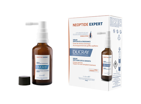 JW신약이 프랑스 글로벌 제약사 피에르파브르로부터 국내 도입한 모발 케어 화장품 ‘듀크레이 네옵타이드 엑스퍼트’[사진 제공=JW신약]