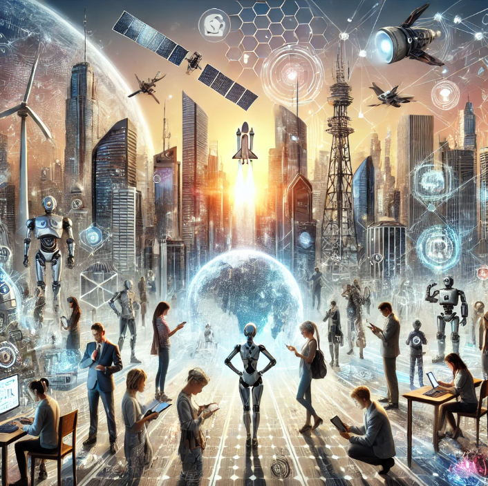 챗GPT가 그린 미래 디지털 사회 ⓒ투데이신문