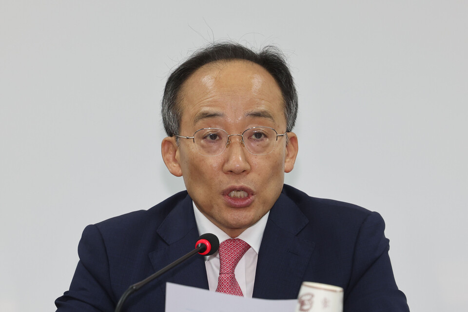 국민의힘 추경호 원내대표. [사진제공=뉴시스]