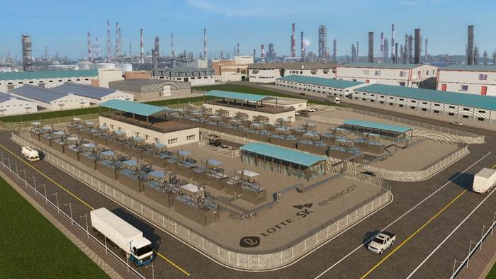 태화하이드로젠파워 1호, 2호 조감도 [이미지제공=롯데SK에너루트]