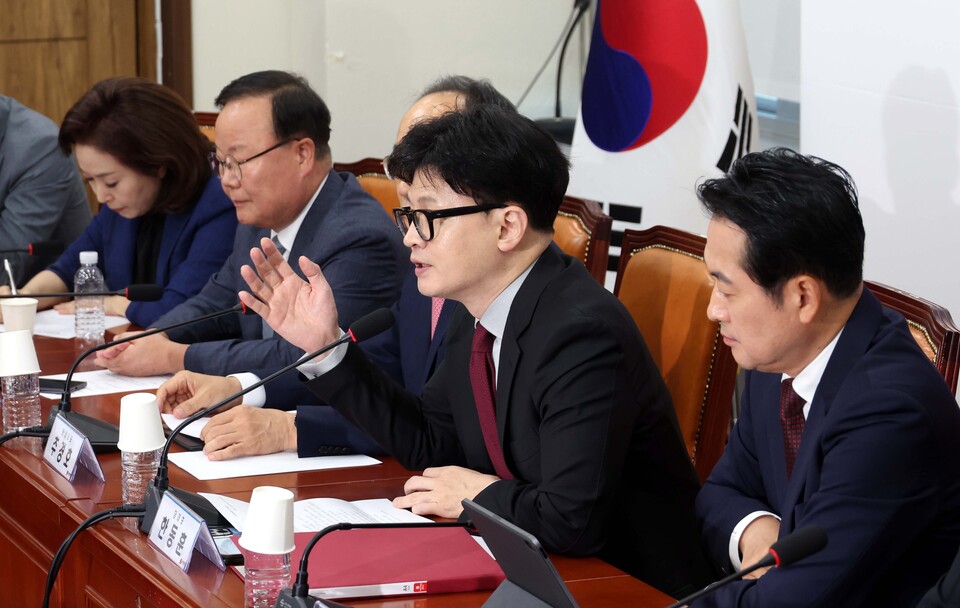 한동훈 국민의힘 대표 . [사진출처=뉴시스]