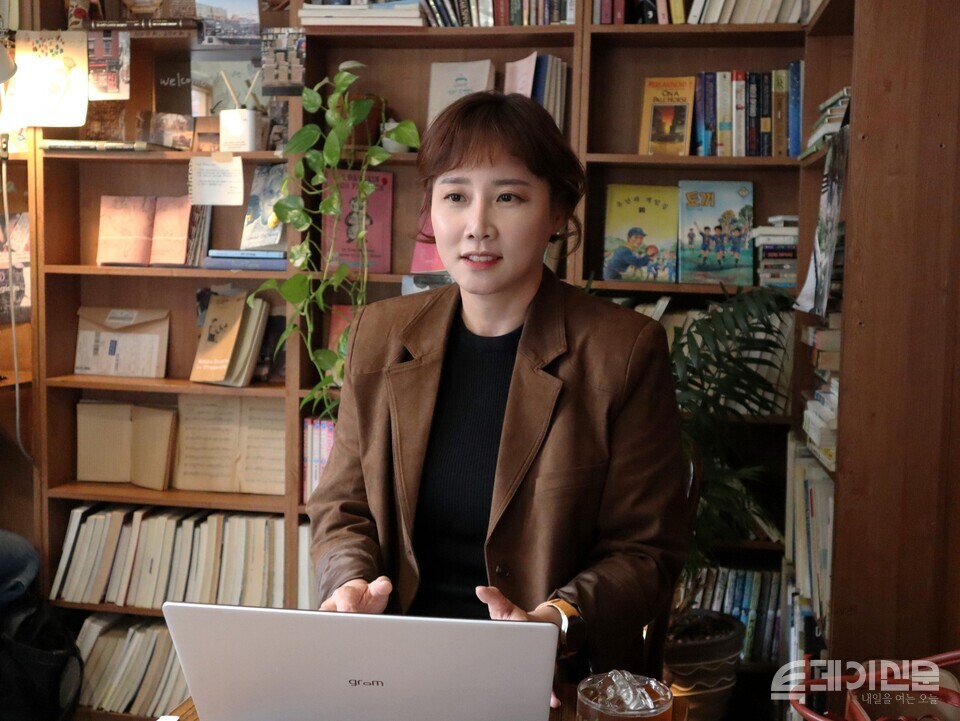 건국대학교 경찰학과 강소영 교수가 인터뷰에 응하고 있다. ⓒ투데이신문<br>