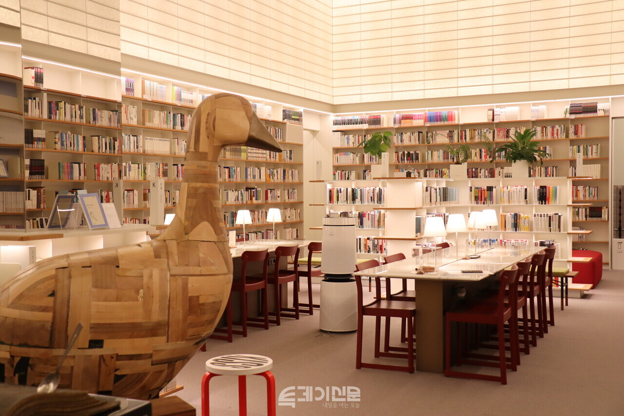 문학 도서관 소전서림 내부 사진. ⓒ투데이신문