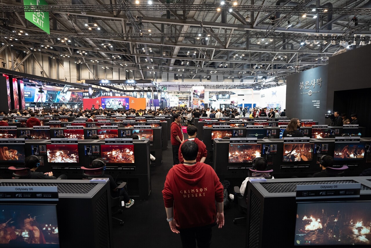 펄어비스의 지스타 2024 붉은사막 부스 [사진제공=펄어비스]