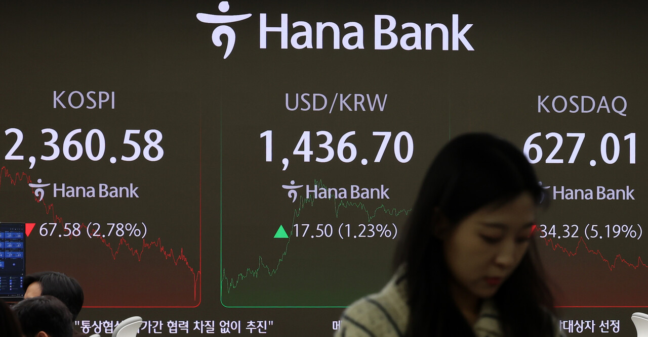 계엄 후폭풍] 1440원 목전 둔 원·달러 환율...“1500원선 넘을 수도” < 금융/증권 < 경제 < 기사본문 - 투데이신문