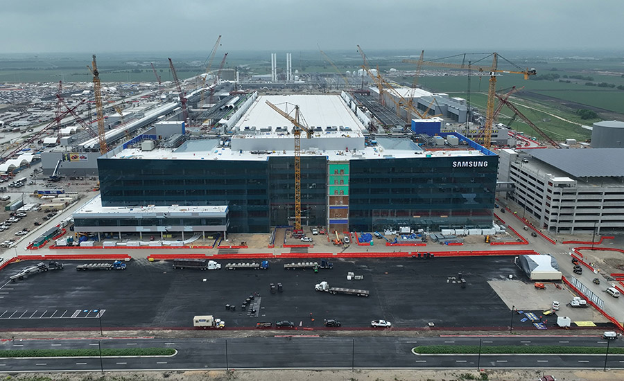 미국 텍사스주 테일러시에 건설되는 삼성전자 반도체 공장 [사진출처=삼성전자]