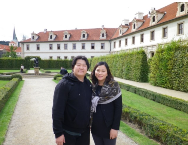 유학 시절 이상결&amp;최별님 부부의 모습. [사진제공=본인]