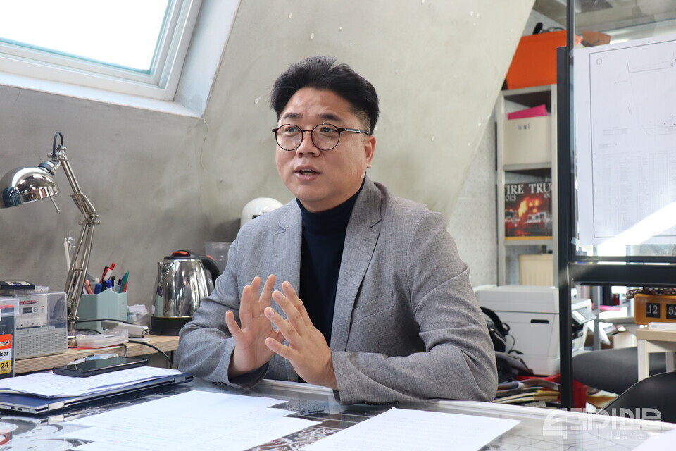 지난해 12월 26일 경일대학교 소방방재학부 이영주 교수가 인터뷰에 응하고 있다. ⓒ투데이신문<br>