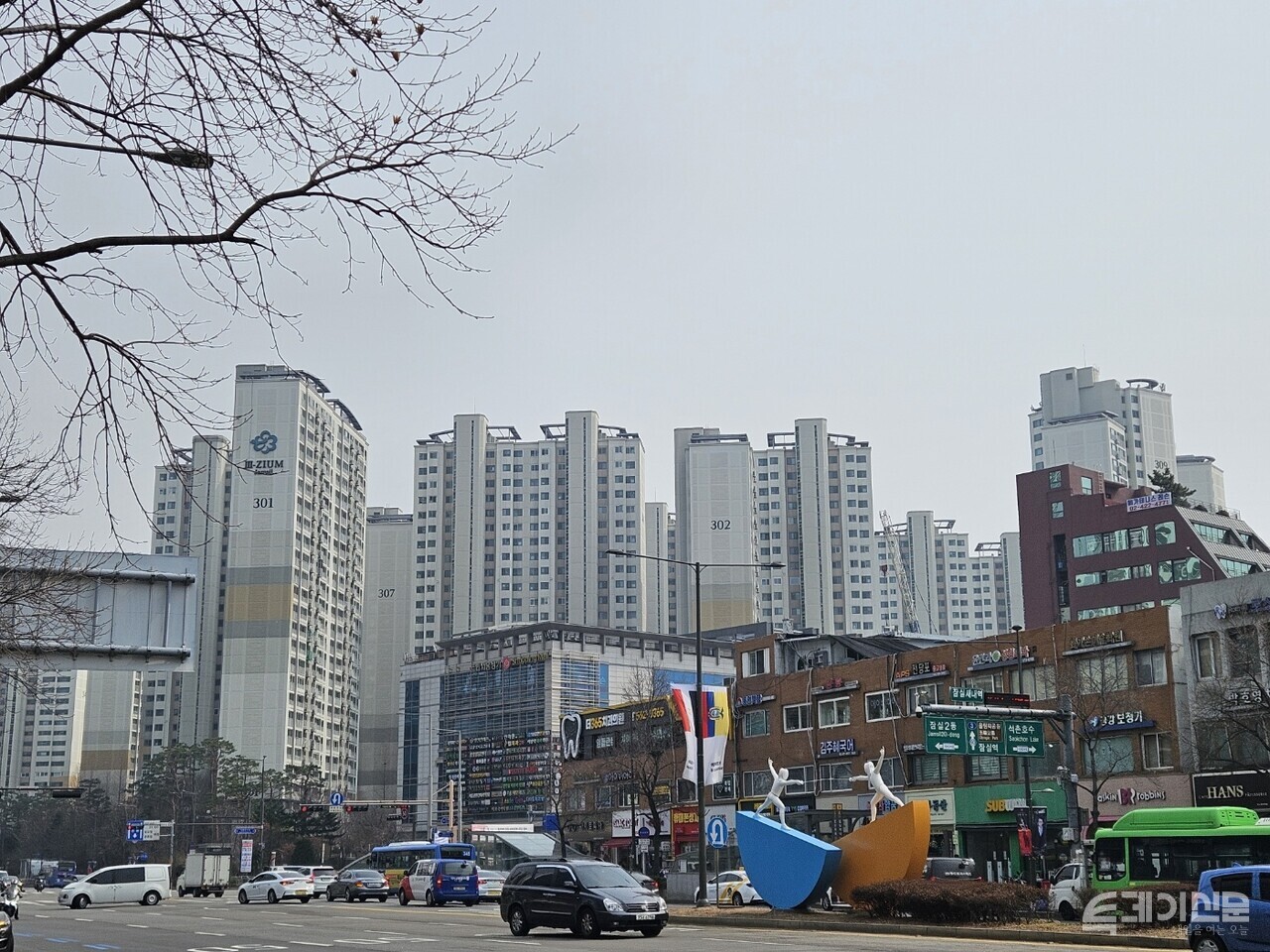 송파구의 아파트 단지 전경.&nbsp;ⓒ투데이신문