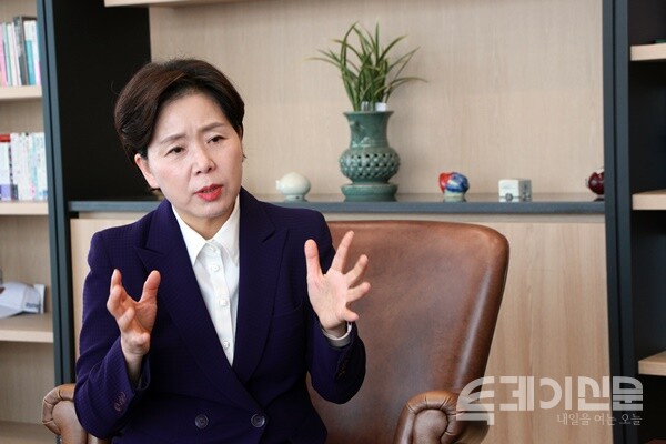 국민의힘 양향자 전 의원이 지난 11일 투데이신문 인터뷰에서 “국민의힘이 정말로 새로워지고 싶다면, 결국 양향자를 선택해야 한다”고 말했다.&nbsp;ⓒ투데이신문<br>