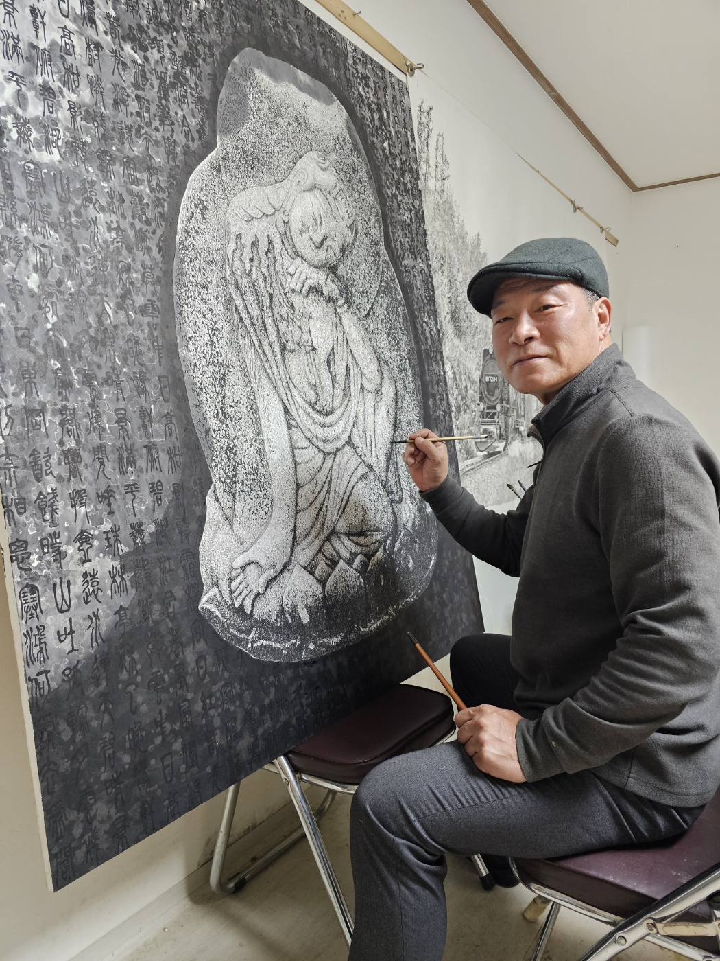 ‘국보’ 안중갑 화가 [사진제공=본인]