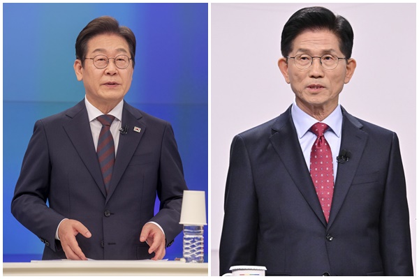 더불어민주당 이재명 대선 후보와 국민의힘 김문수 대선 후보.&nbsp;[사진출처=뉴시스]<br>