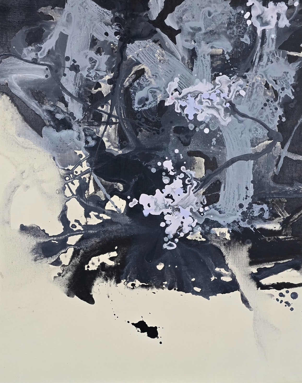 그 꽃 , 73×91cm, Acrylic&nbsp; on&nbsp; canvas ⓒ두나무 아트큐브<br>