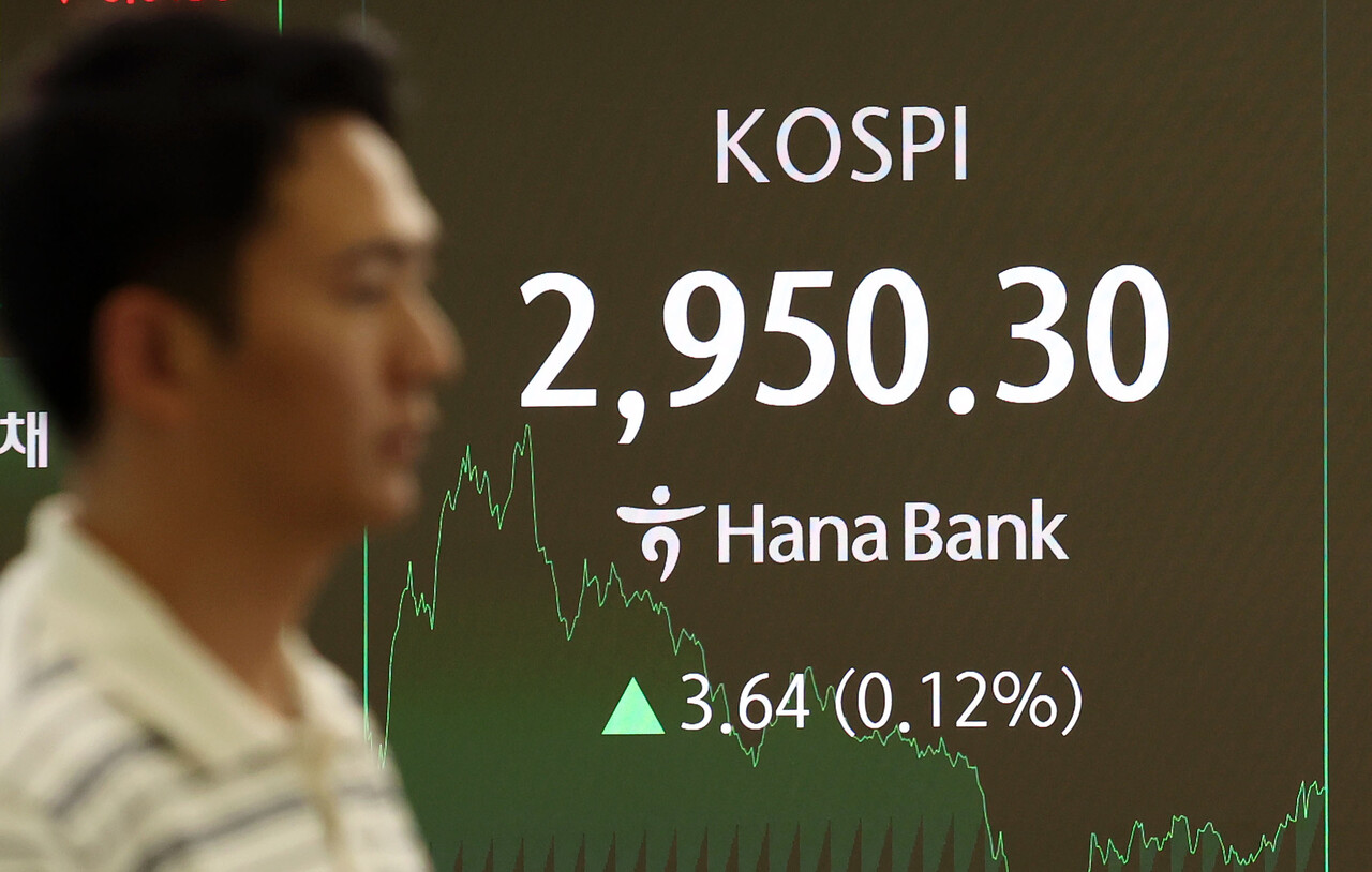 17일 코스피가 전 거래일(2946.66)보다 3.64포인트(0.12%) 오른 2950.30에 마감했다. [사진=뉴시스]