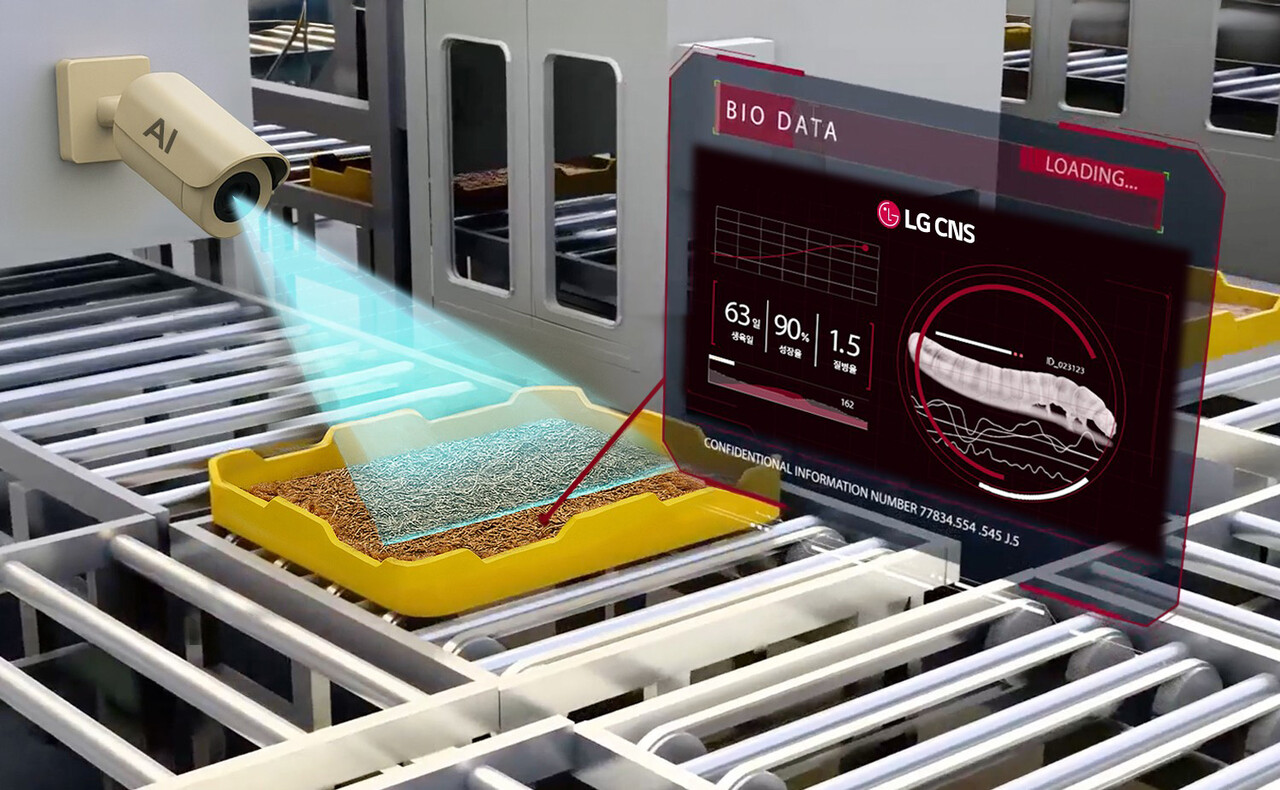 LG CNS 곤충 스마트팩토리팜 서비스 예상 이미지 [사진=LG CNS]