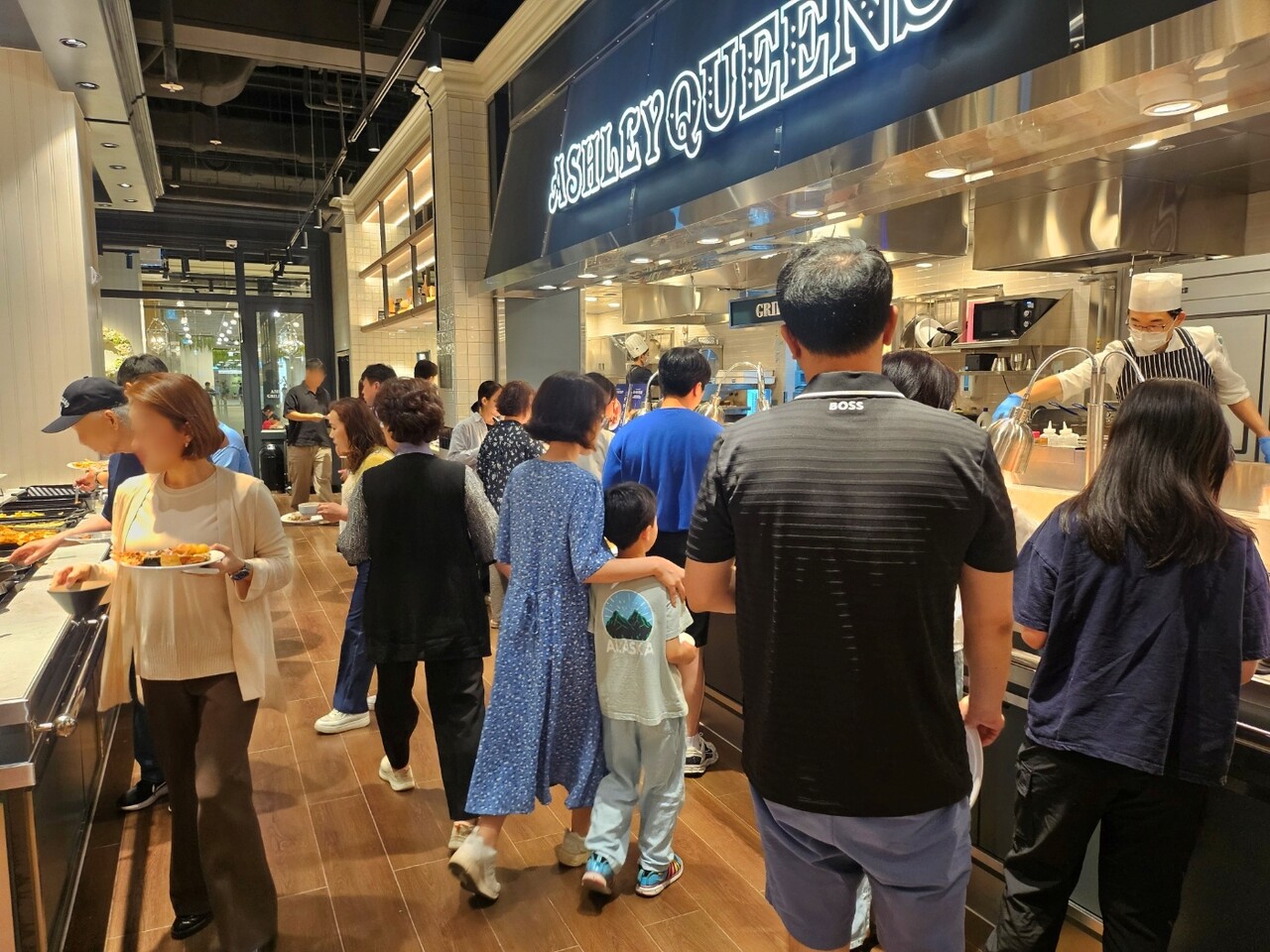 지난 5월 문을 연 애슐리퀸즈 구의 이스트폴점. [사진=이랜드이츠]