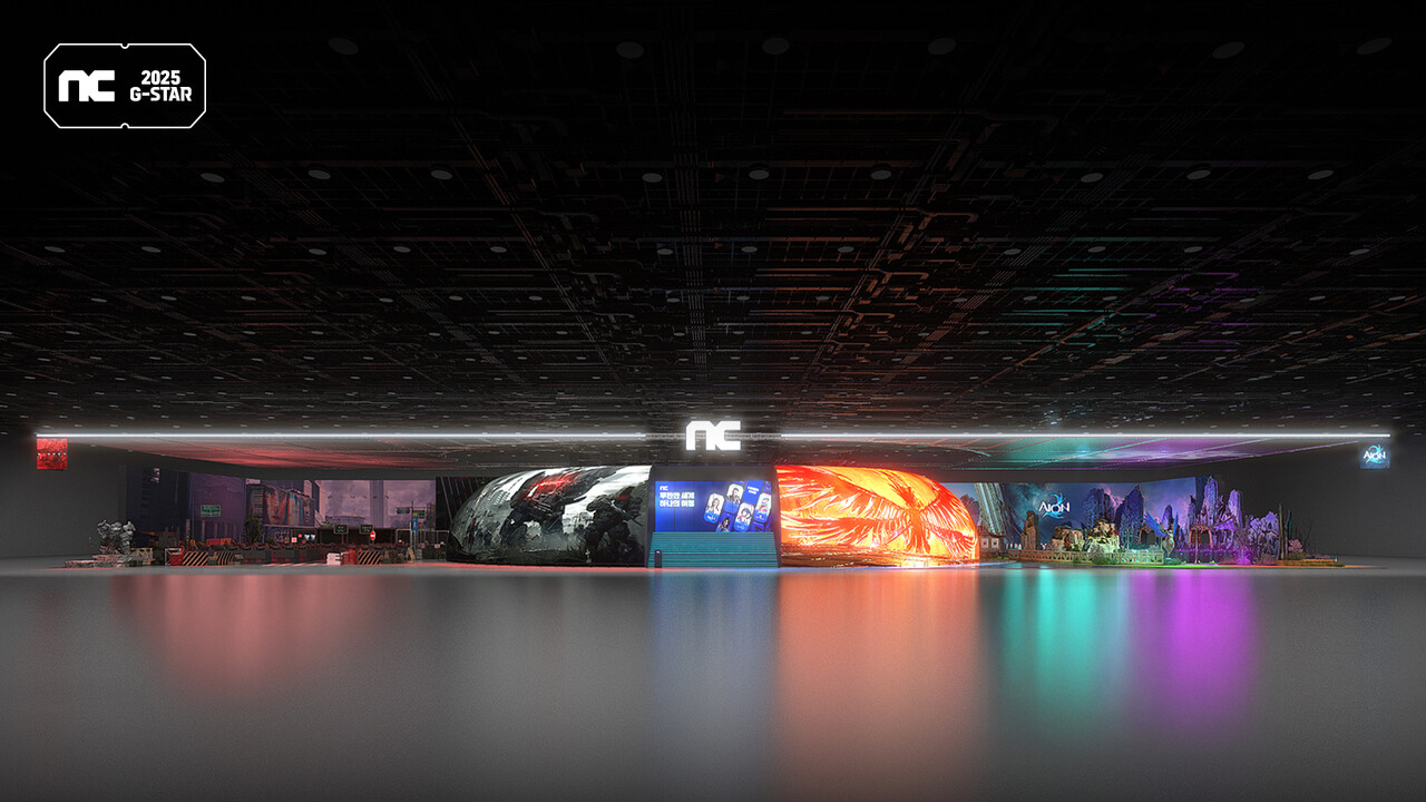 엔씨소프트 ‘지스타 2025’ 부스 조감도. [사진=엔씨소프트]