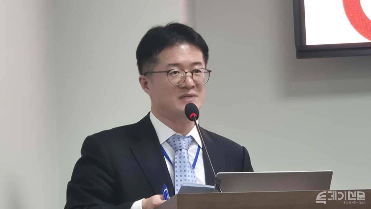 10일 오전 서울 여의도 국회에서 열린 ‘2025년도 보이스피싱 공동포럼’에서 금융위원회 김태훈 금융안전과장이 발언하고 있다. ⓒ투데이신문