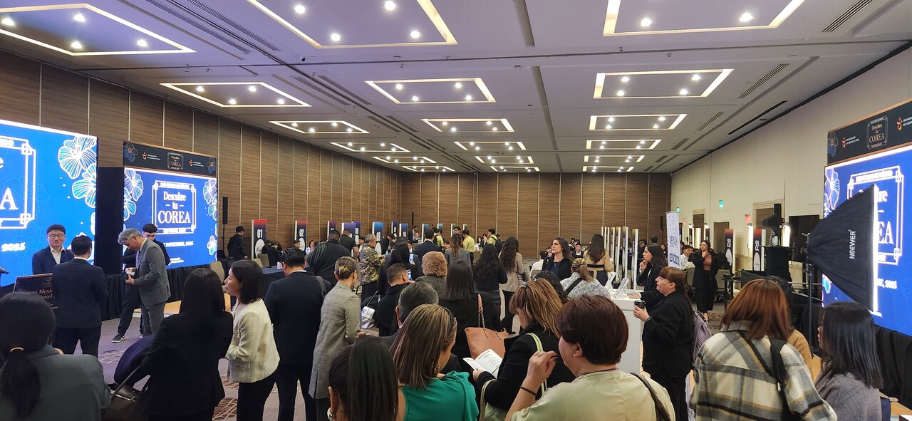 지난 10일부터 11일까지 ‘당신만의 한국을 발견하세요(Descubre tu Corea)’ 라는 슬로건으로 멕시코시티 인터콘티넨탈 호텔에서 트래블마트가 열렸다. [사진=한국관광공사]