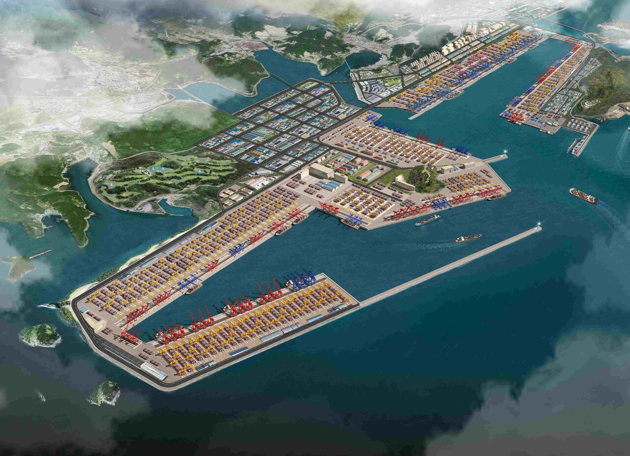 부산 진해신항 조감도. [사진=뉴시스]