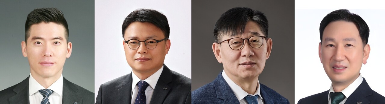 왼쪽부터&nbsp; LS MnM 구동휘 대표이사, LS일렉트릭 안길영 생산 R&amp;BD 총괄 부사장, LS일렉트릭 채대석 자동화시스템사업본부장 겸 대표이사 부사장, LS ITC 조의제 대표이사 부사장. [사진=LS그룹]